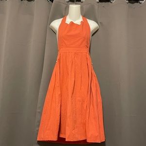 Halter backless dress